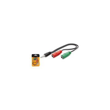 Hadron HN4708 M/2F 20 cm Mikrofon Kulaklık Ayırıcı Kablo