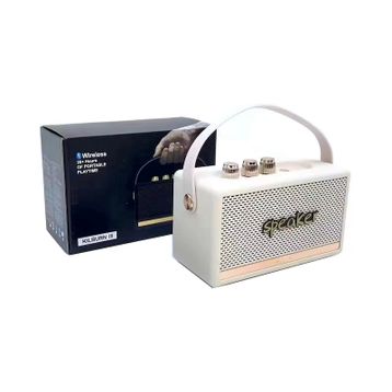 Hadron Kilburn 3 Beyaz Nostalji Bluetooth Hoparlör