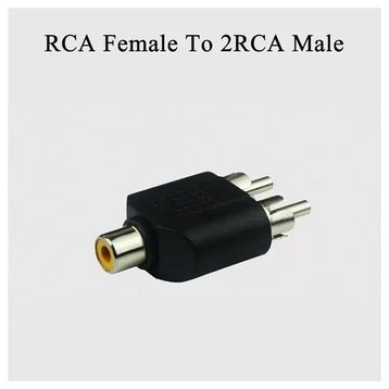 Hadron RCA Erkek 2 RCA Dişi Çevirici