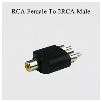 Hadron RCA Erkek 2 RCA Dişi Çevirici