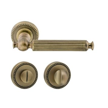 Hafele Calısto Wc Antik Bronz Kapı Kolu Seti