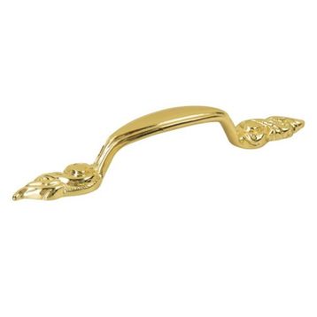 Hafele Glorya 64 mm Parlak Pirinç Kulp