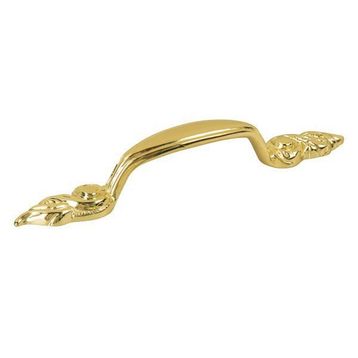 Hafele Glorya 64 mm Parlak Pirinç Kulp