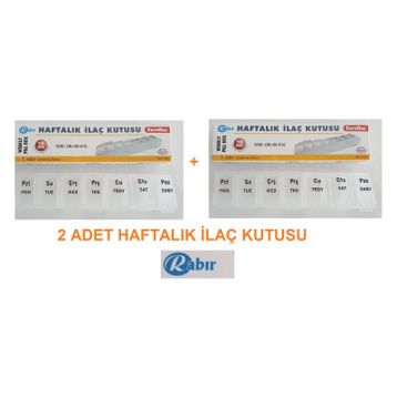 Haftalık İlaç Saklama Kutusu