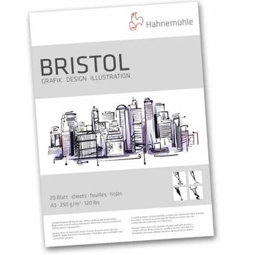 Hahnemühle 10 628 723 Bristol A3 Pad
