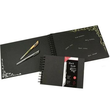 Hahnemühle Black Book 250 gr 30 Yaprak Defter
