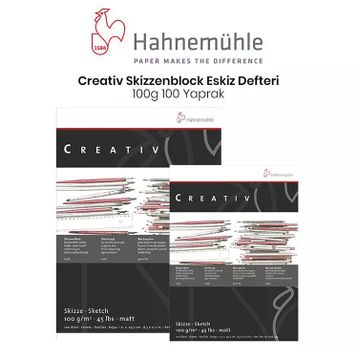 Hahnemühle Creativ 100 g A4 100 Yaprak Eskiz Defteri
