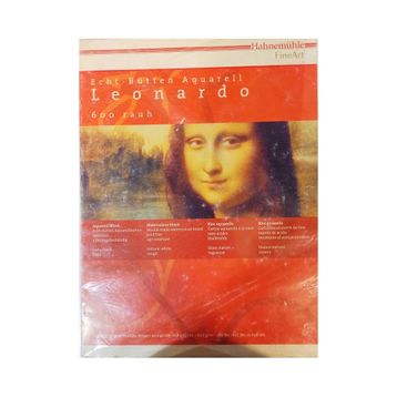 Hahnemühle Leonardo Rough 600 gr 10 Yaprak Sulu Boya Blok Defter