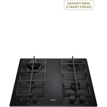 Haier HAVG6BR4TBP/TK Wok Gözlü Siyah Ankastre Ocak