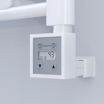 Haiti 300x1500 Düz Beyaz Parlak KTX3 Termostat 600 Watt Elektrikli Havlupan