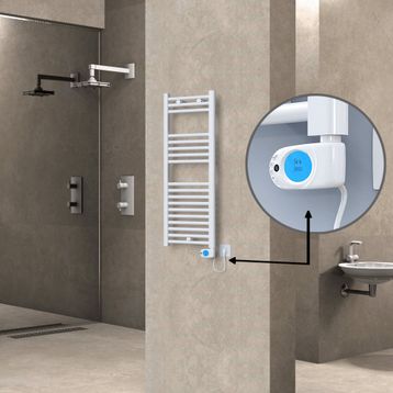 Haiti Düz Beyaz Musa 300 Watt 400x1000 cm Termostatlı Elektrikli Havlupan