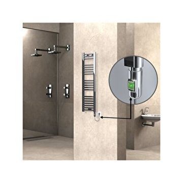Haiti Düz Krom 200 Watt 300x1100 cm Termostatlı Elektrikli Havlupan