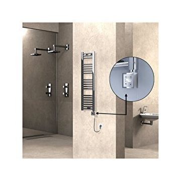 Haiti Düz Krom 200 Watt 300x1100 cm Termostatlı Elektrikli Havlupan