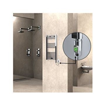 Haiti Düz Krom 200 Watt 400x800 cm Termostatlı Elektrikli Havlupan