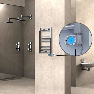 Haiti Düz Krom Musa 200 Watt 400x700 cm Termostatlı Elektrikli Havlupan