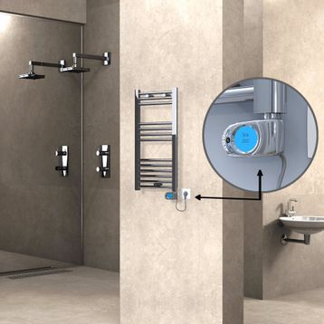Haiti Düz Krom Musa 200 Watt 400x800 cm Termostatlı Elektrikli Havlupan
