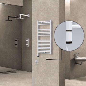 Haiti Elektrikli 300 Watt 500x1000 cm Düz Beyaz Oned On Off Termostatlı Sol Havlupan