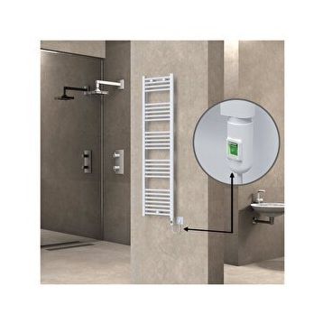 Haiti Elektrikli 600 Watt 400x1500 cm Düz Beyaz On Off Düğmeli Havlupan