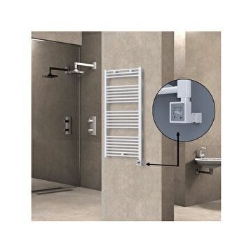 Haiti Elektrikli 600 Watt 600x1200 cm Düz Beyaz KTX3 Termostatlı Havlupan