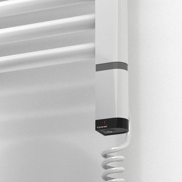 Haiti Elektrikli 600 Watt 600x1200 cm Düz Beyaz Oned On Off Termostatlı Sağ Havlupan