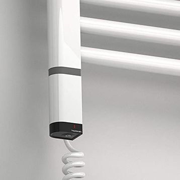 Haiti Elektrikli 600 Watt 600x1200 cm Düz Beyaz Oned On Off Termostatlı Sol Havlupan