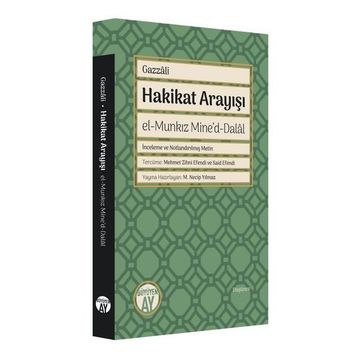 Hakikat Arayışı El Munkız Mined Dalal - Büyüyen Ay Yayınları