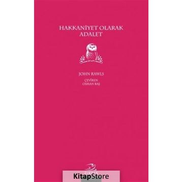 Hakkaniyet Olarak Adalet - John Rawls