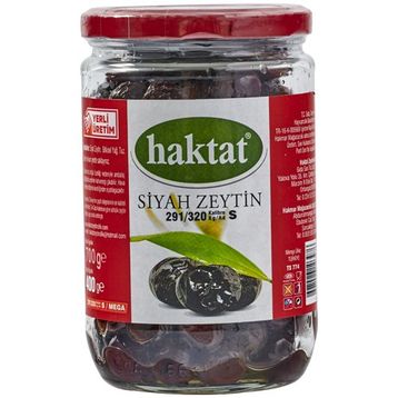 Haktat 400 gr 291-320 Kalibre Siyah Zeytin