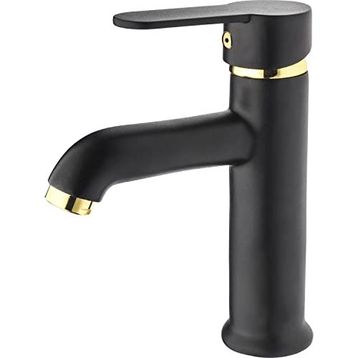 Hakverdi HMS Pisa Aç Kapa Siyah Altın Lavabo Bataryası