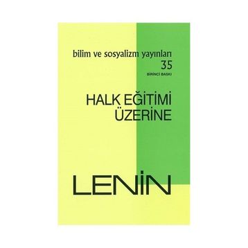 Halk Eğitimi Üzerine - Vladimir İlyiç Lenin