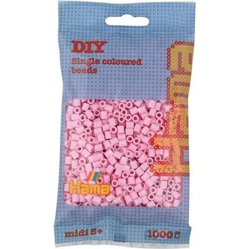 Hama 1.000`lik Açık Pembe Midi Boncuk