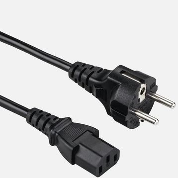 Hama 1.5 mt PC Siyah Güç Kablosu