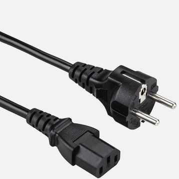 Hama 1.5 mt PC Siyah Güç Kablosu