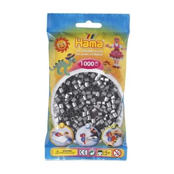 Hama 1000'lik Gümüş Midi Boncuk