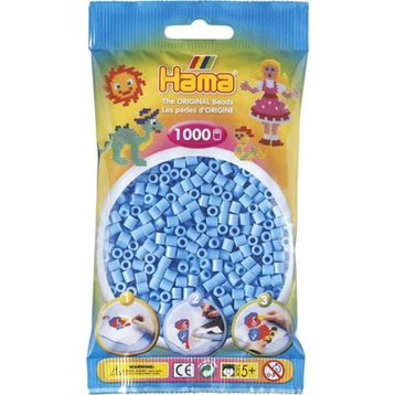 Hama 1000'lik Pastel Mavi Midi Boncuk