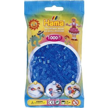 Hama 1000'lik Şeffaf Mavi Midi Boncuk