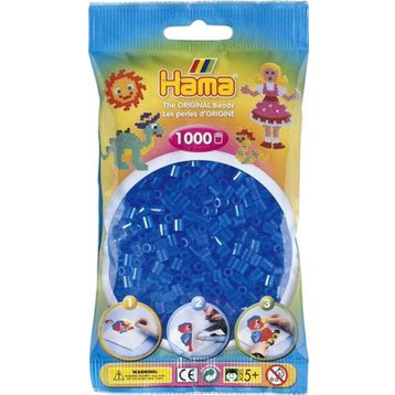 Hama 1000'lik Şeffaf Mavi Midi Boncuk