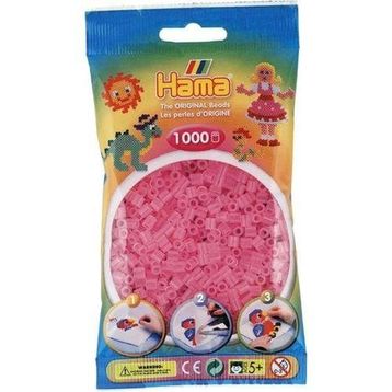 Hama 1000'lik Şeffaf Pembe Midi Boncuk