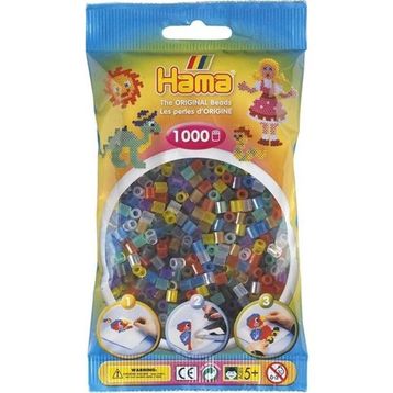 Hama 1000'lik Şeffaf Renkler Midi Boncuk