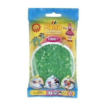 Hama 1000'lik Şeffaf Yeşil Midi Boncuk