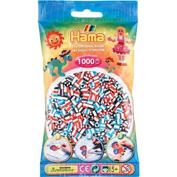 Hama 1000'lik Şeritli Boncuklar Karışık 3 Renk Midi Boncuk