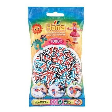 Hama 1000'lik Şeritli Boncuklar Karışık 3 Renk Midi Boncuk