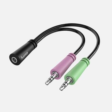 Hama 3.5 mm Jack Plug 4-Pin Jack Audio Adaptör