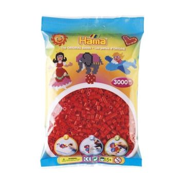 Hama 3000'lik Kırmızı Midi Boncuk