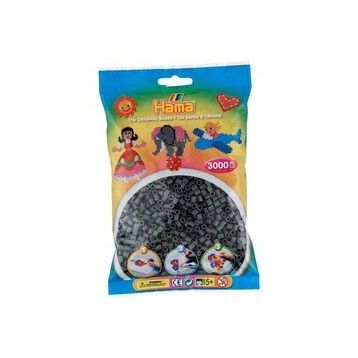 Hama 3000'lik Koyu Gri Midi Boncuk