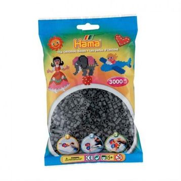 Hama 3000'lik Koyu Gri Midi Boncuk