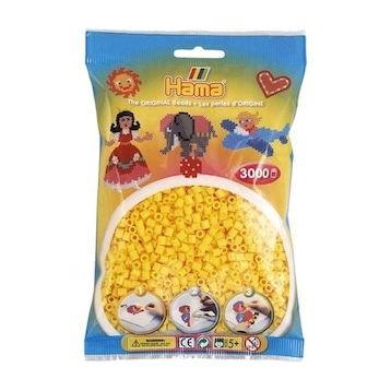 Hama 3000'lik Sarı Midi Boncuk