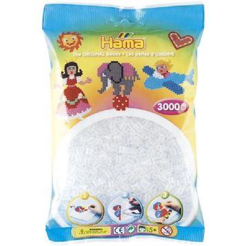 Hama 3000'lik Şeffaf Midi Boncuk