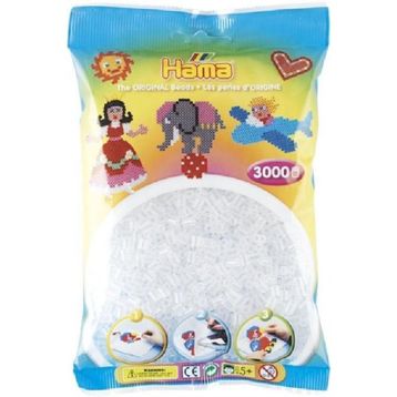 Hama 3000'lik Şeffaf Midi Boncuk
