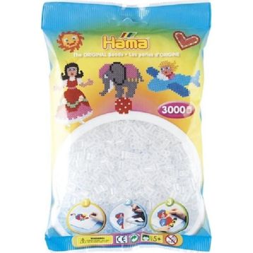 Hama 3000'lik Şeffaf Midi Boncuk